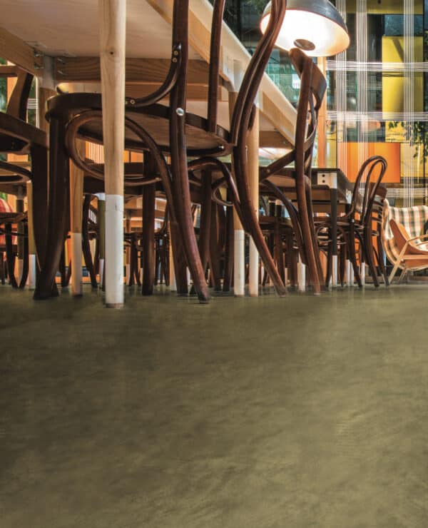 Monolith Microment Course flooring in a restaurant